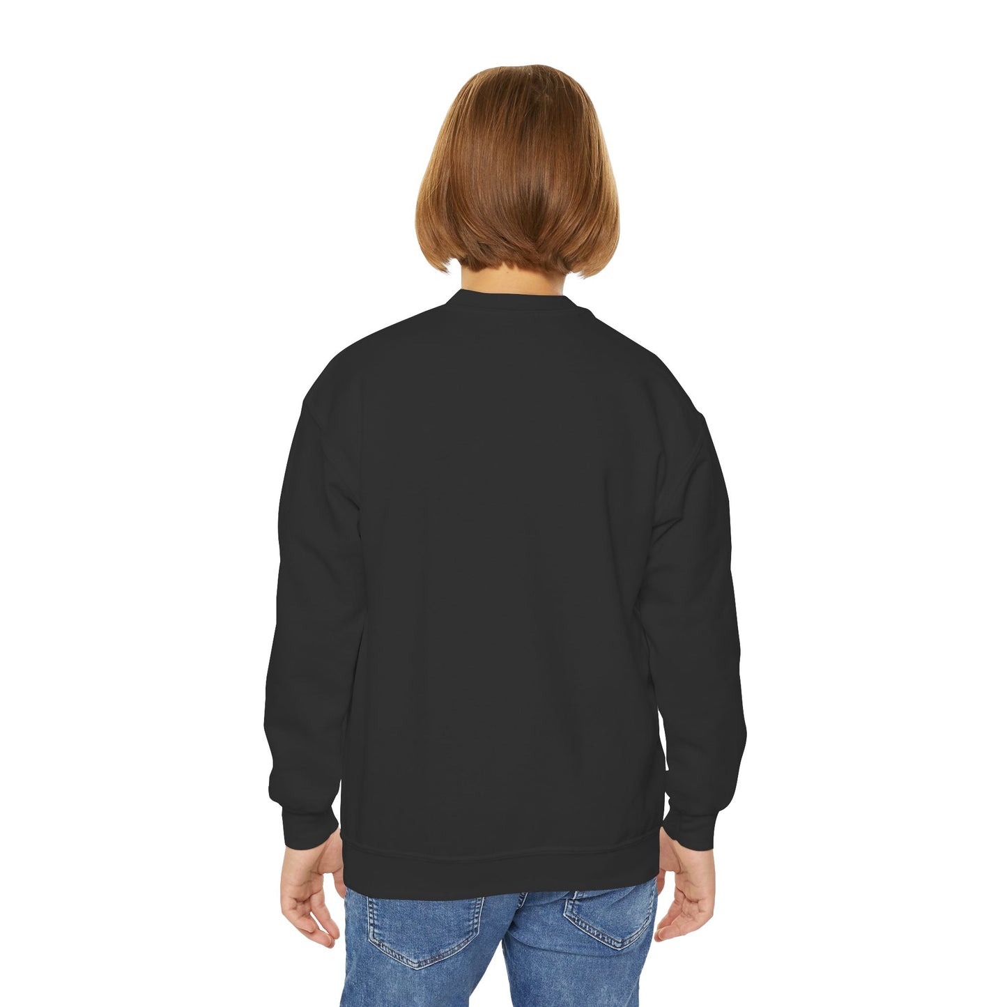 Youth Halloween Crewneck Sweatshirt - Not Every Witch Lives in Salem