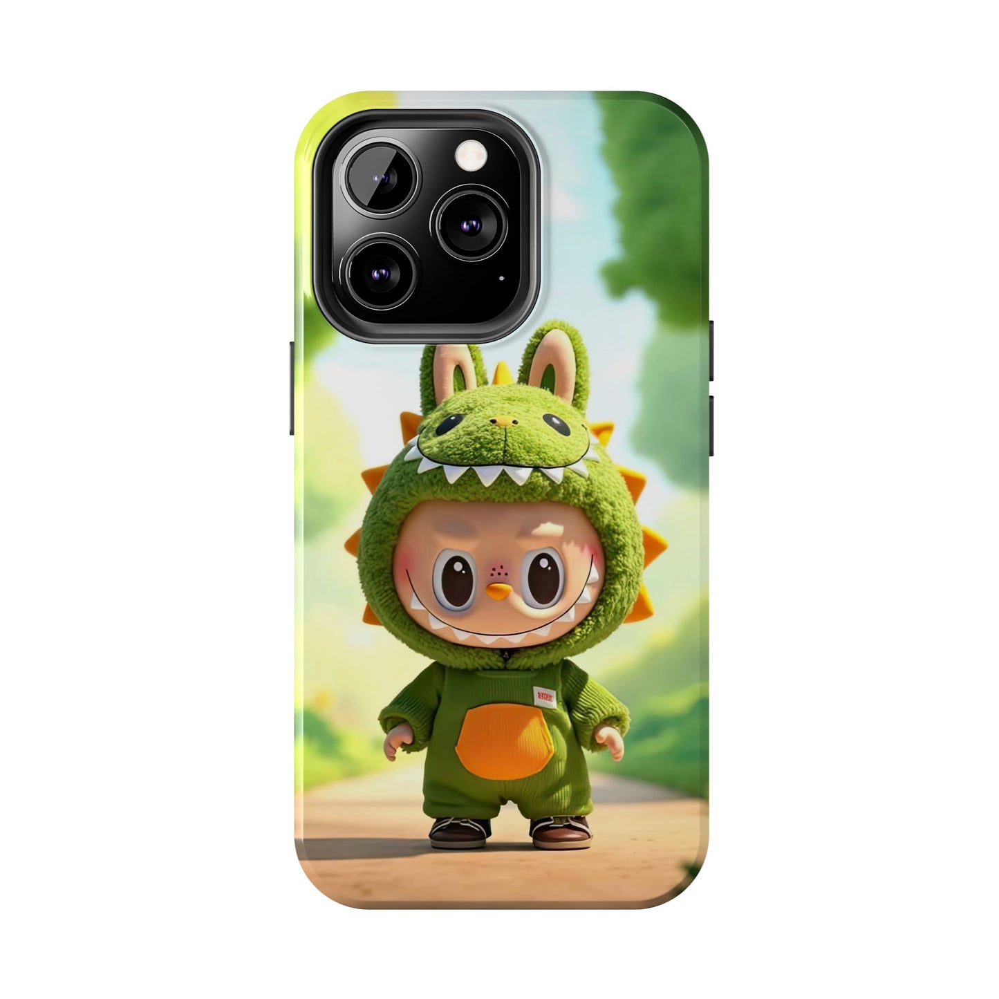 The Monsters Tough Case for iPhone Models – Playful Dinosaur Design, Dual Layer Protective Cover, Fun Mobile Accessory