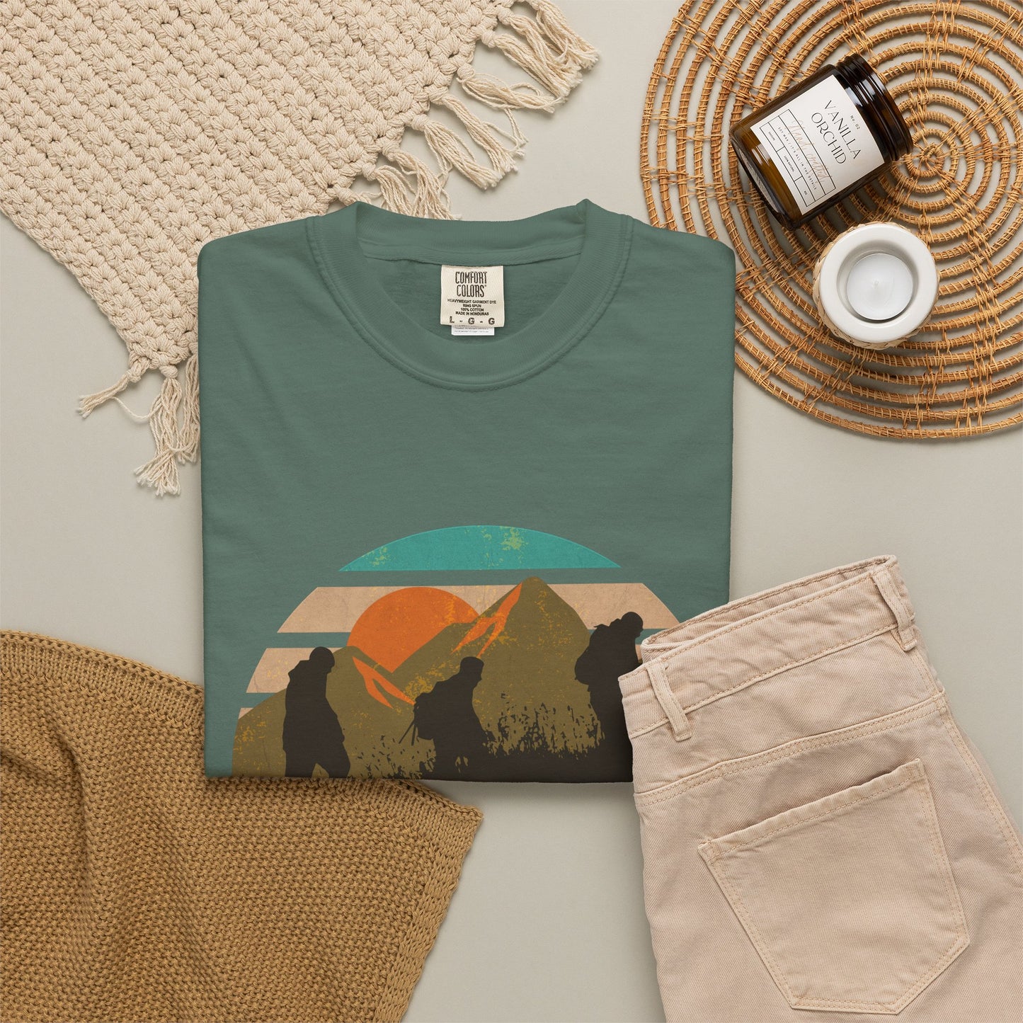 Take Me To The Mountains Unisex Garment-Dyed T-shirt