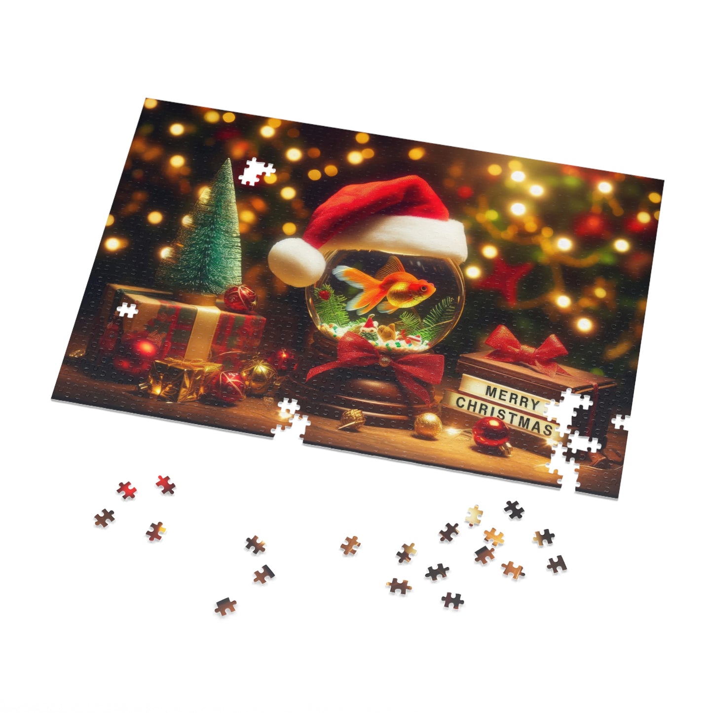 Merry Fin-tastic Wishes Jigsaw Puzzle 1000 pcs