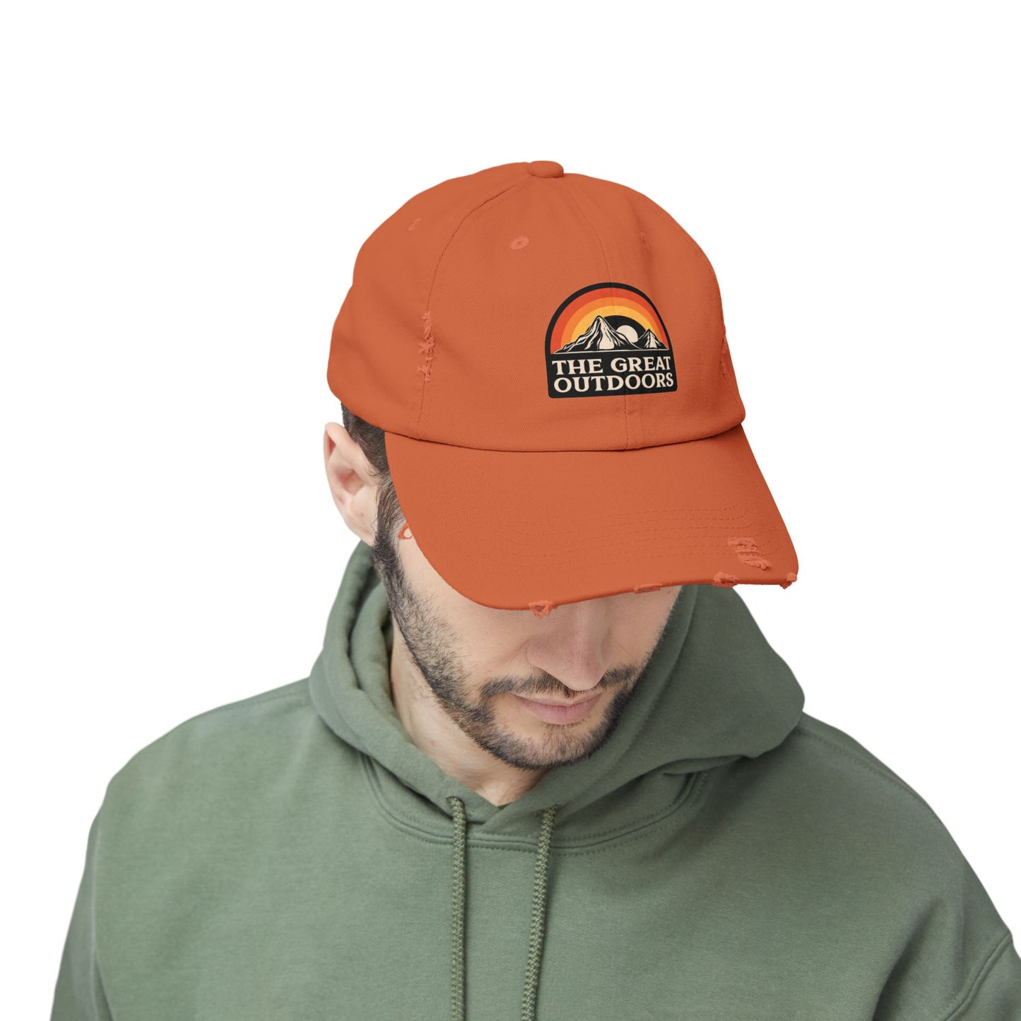 The Great Outdoors Unisex Distressed Cap