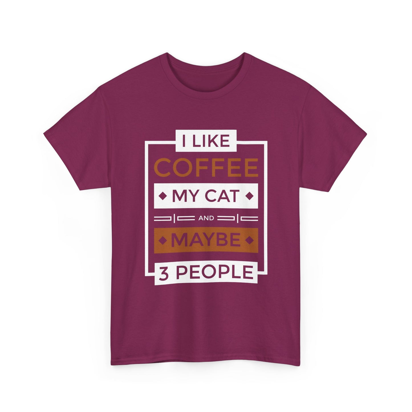Coffee Cat Lover T-shirt, Funny Graphic Tee