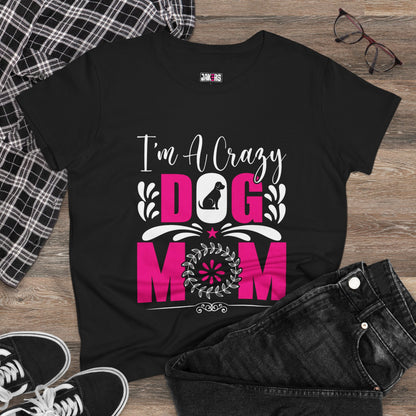 Dog Mom Women's Midweight Cotton Tee