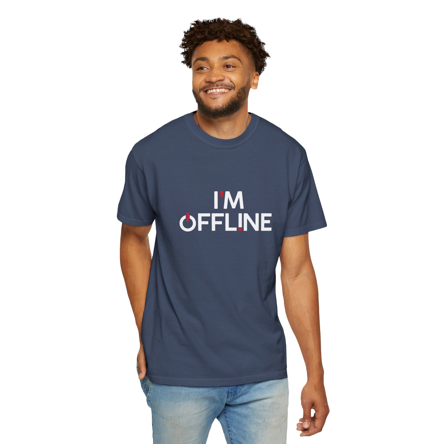 I'm Offline Statement Tee, Relaxed Graphic Shirt