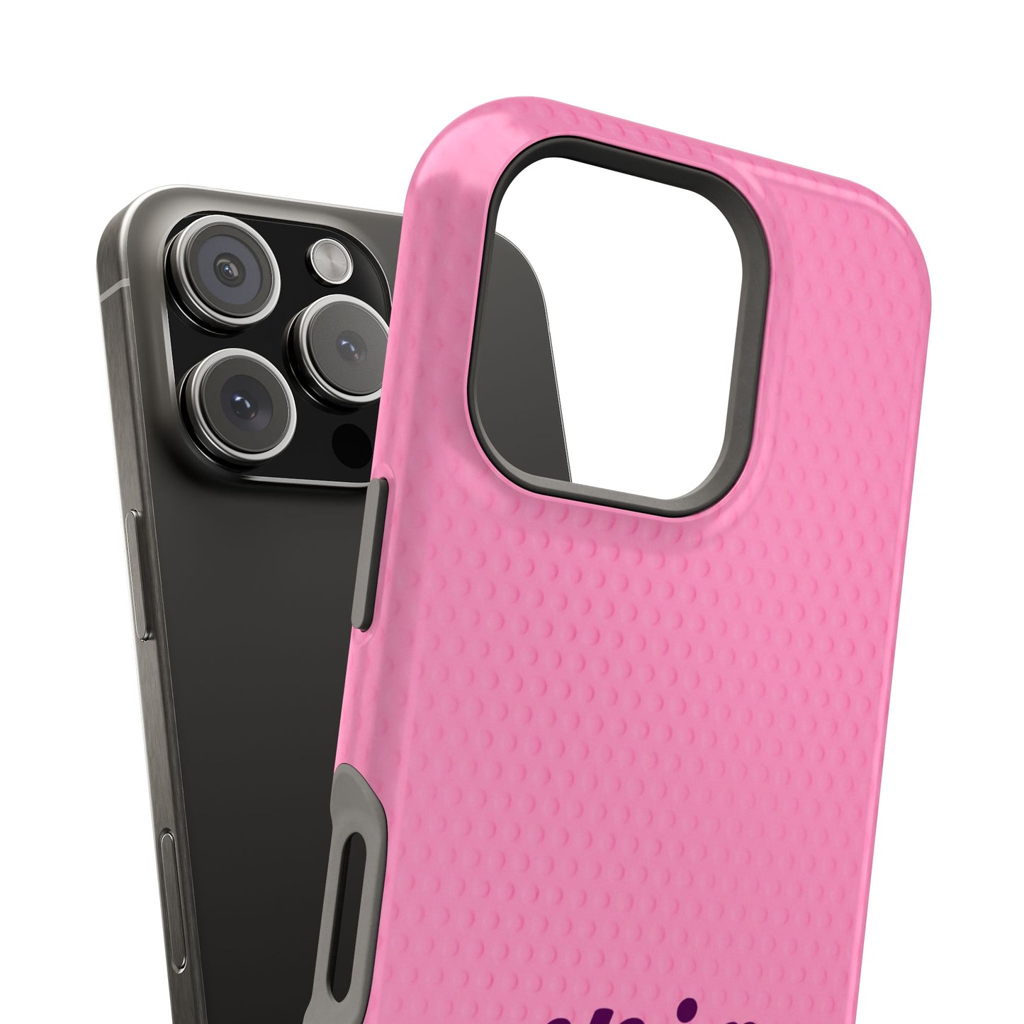 Enjoy the Process Magnetic Case - Motivational Pink Phone Cover for Women