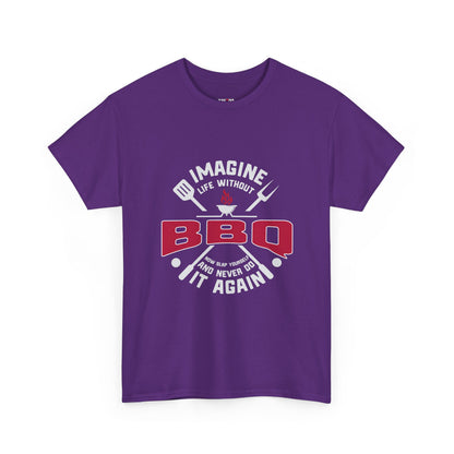 BBQ Lovers Unisex Heavy Cotton Tee - 'Imagine Life Without BBQ'