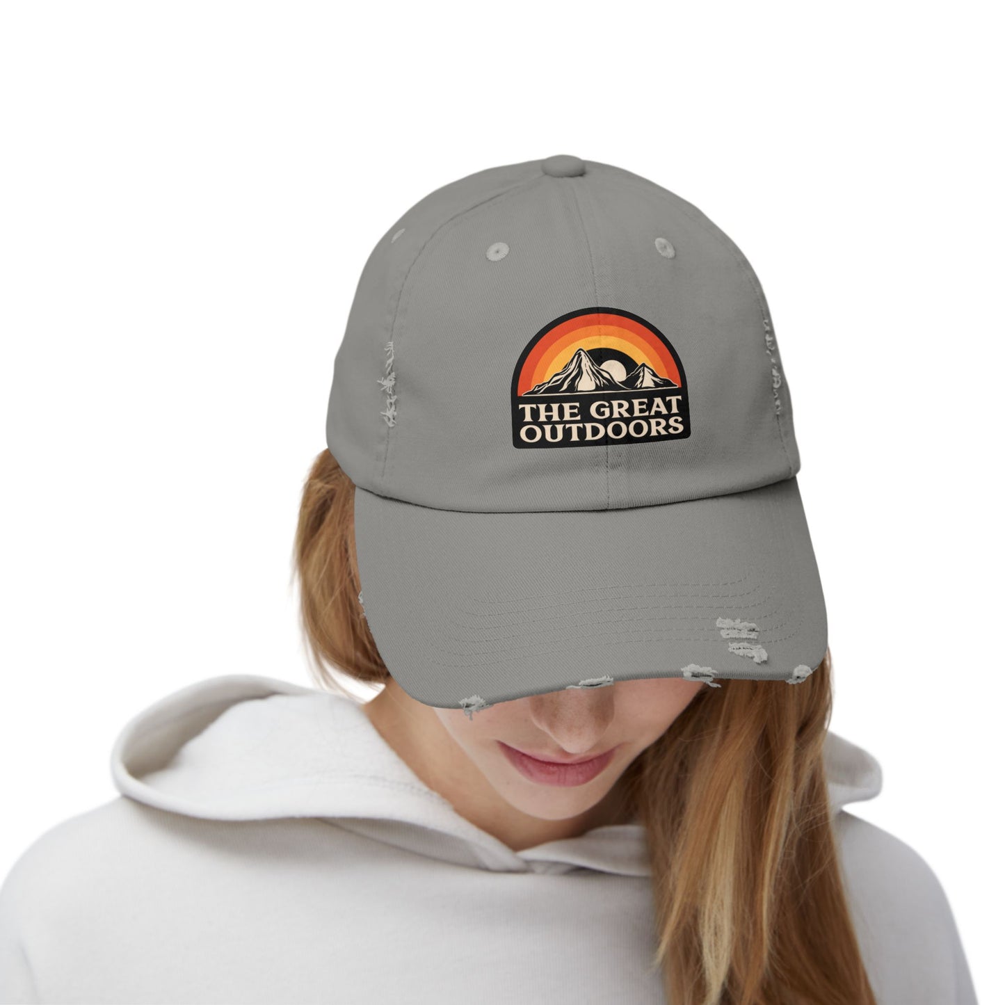 The Great Outdoors Unisex Distressed Cap