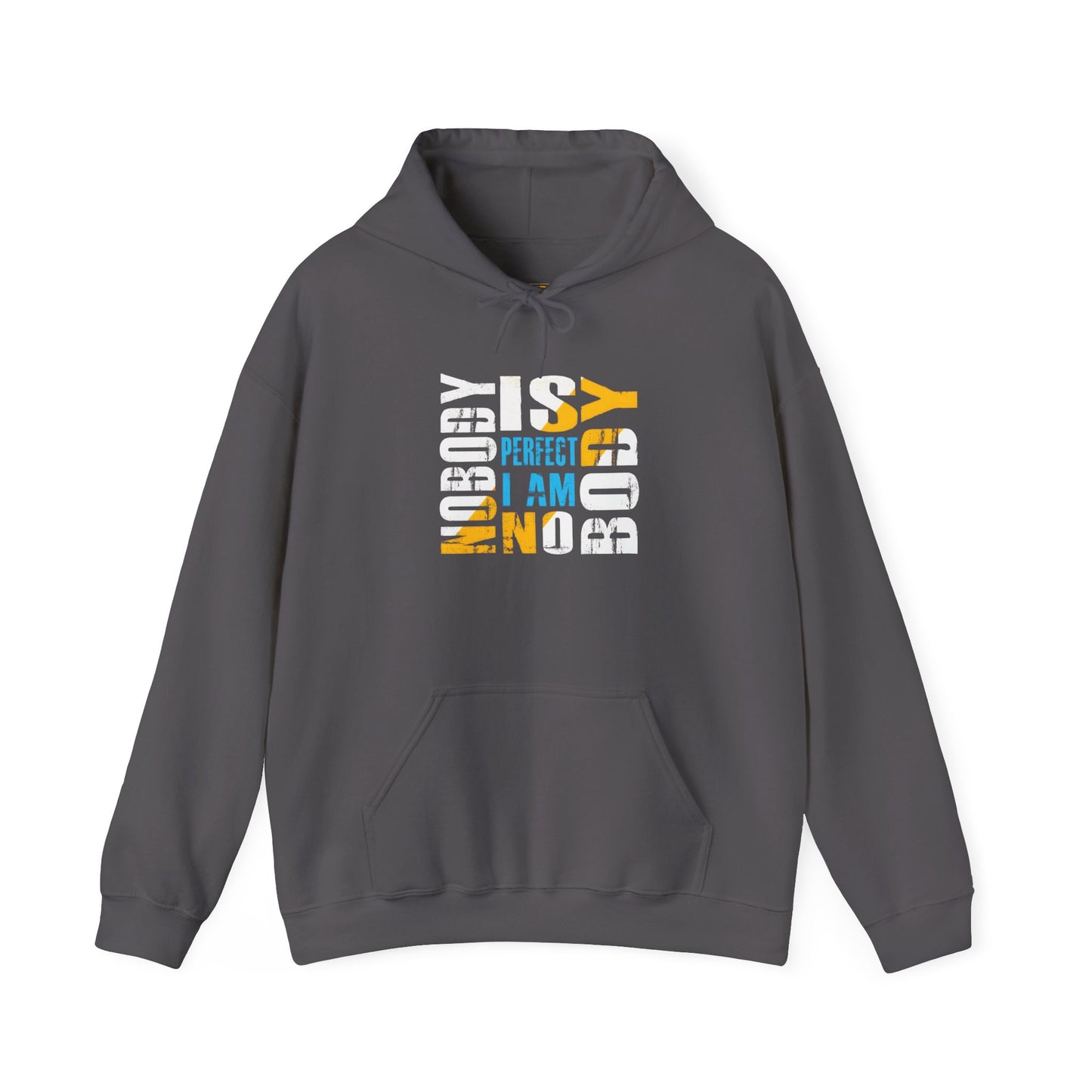 Nobody is Perfect Unisex Hoodie – Comfortable Sweatshirt for Everyday Wear