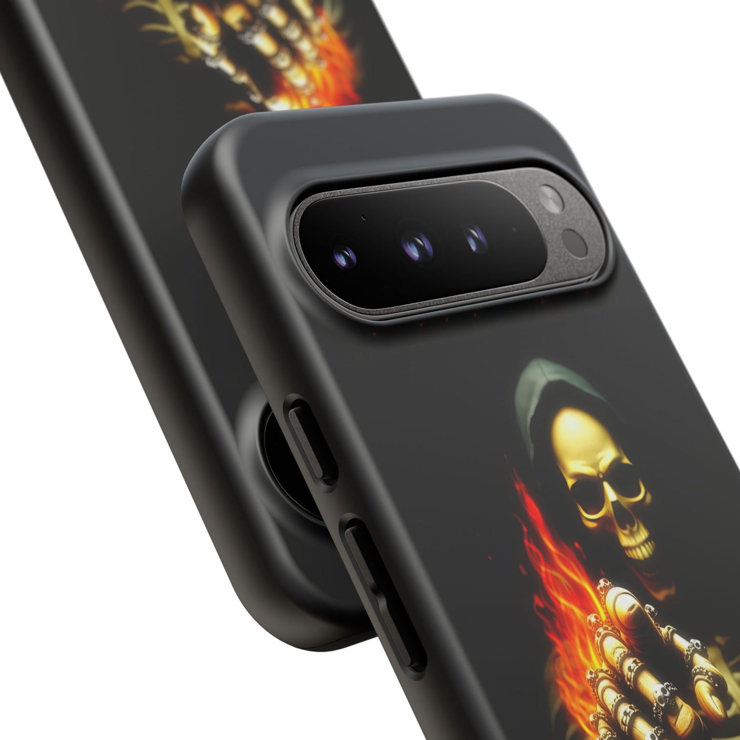 Skull Design Google Pixel Phone Case, Don't Touch My Phone Mobile Cover