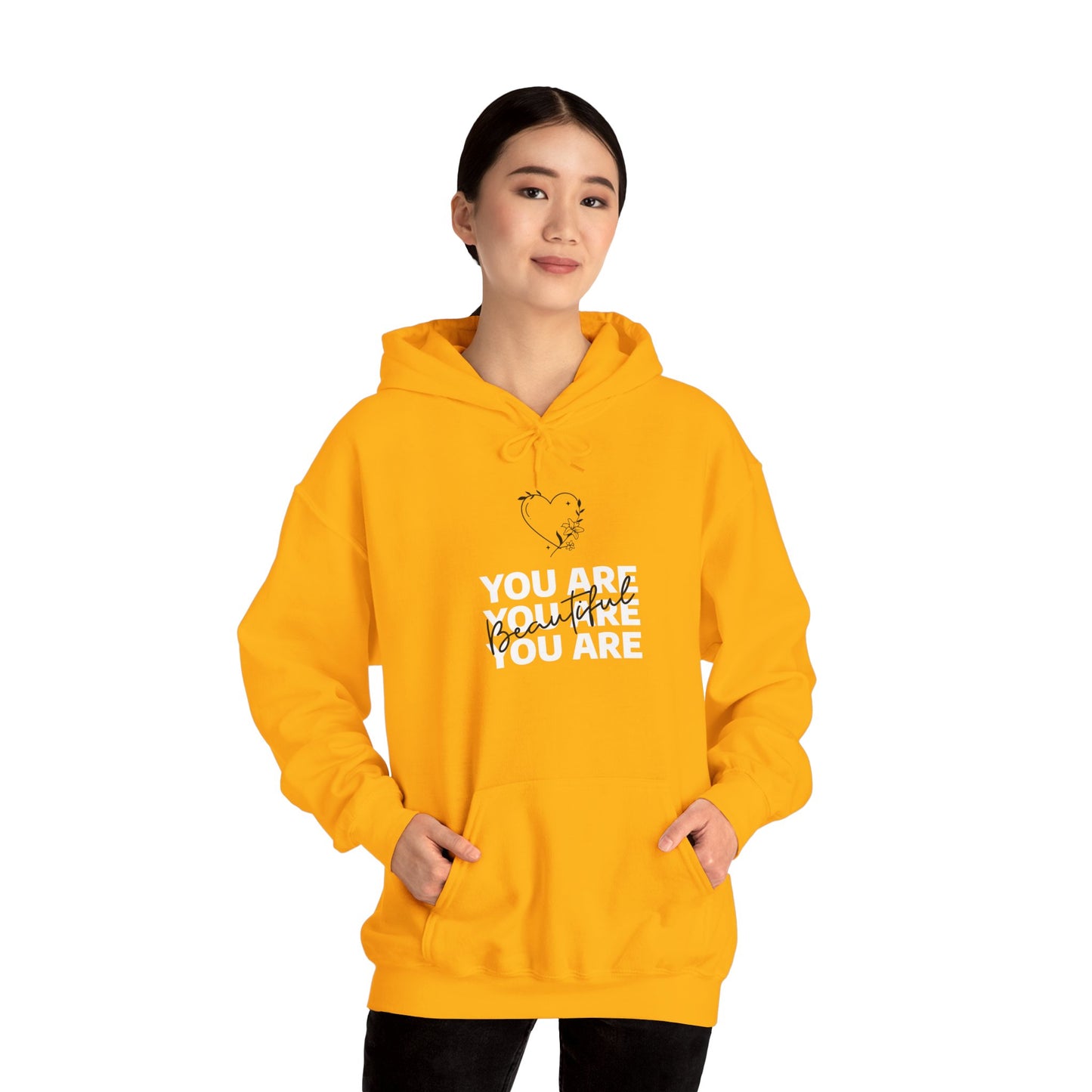 You Are Beautiful Unisex Heavy Blend™ Hooded Sweatshirt