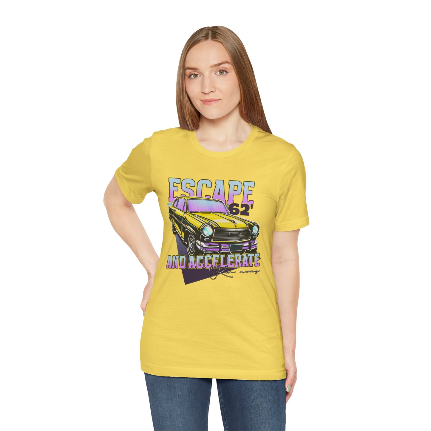 Escape And Accelerate Unisex Jersey Short Sleeve Tee