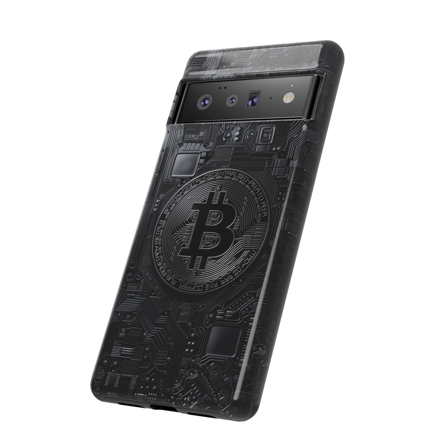 Bitcoin Google Pixel Tough Phone Case, Cryptocurrency Protection Cover