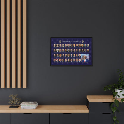 Presidential Portraits Canvas Art Print / Framed