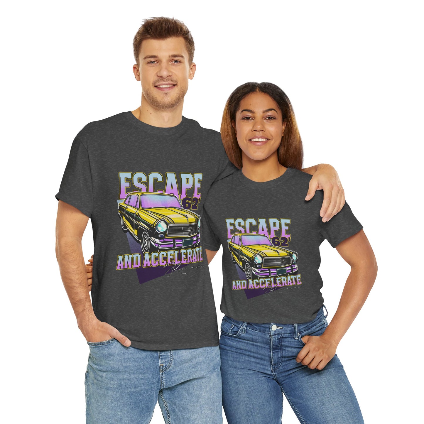 Camiseta de manga corta unisex Escape And Accelerate 