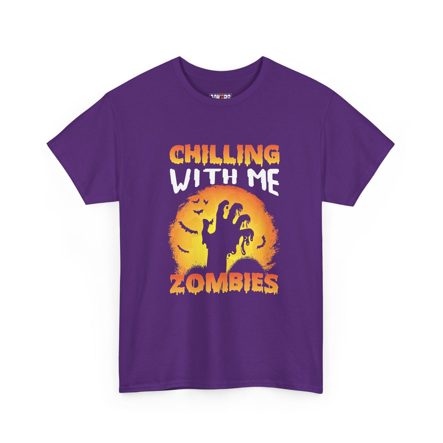 Chilling with Me Zombies Tee, Unisex Halloween T-Shirt