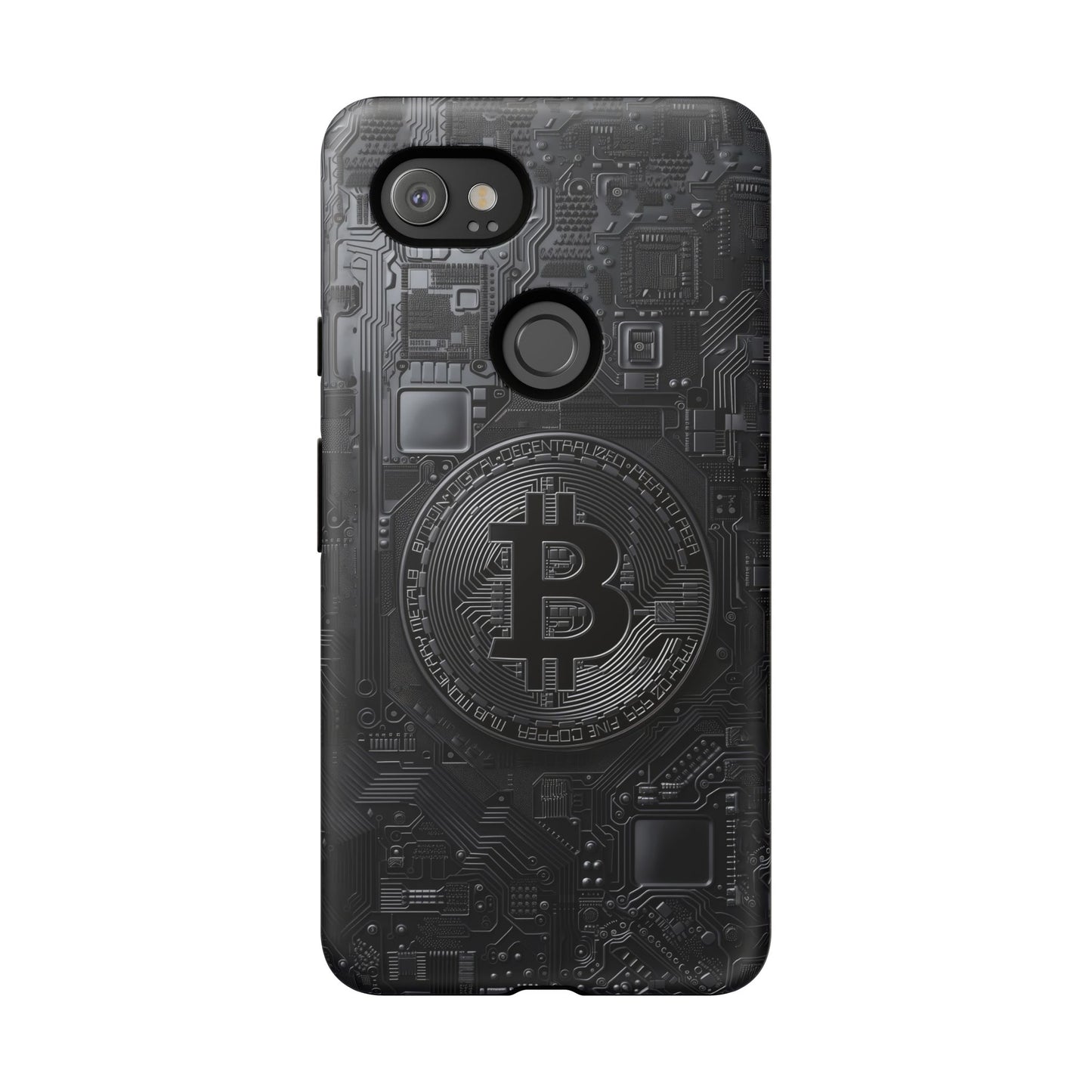 Bitcoin Google Pixel Tough Phone Case, Cryptocurrency Protection Cover