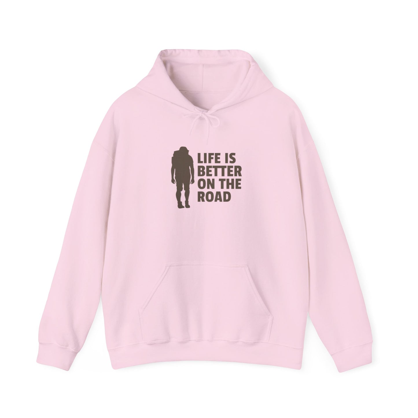 Life Is Better On The Road Unisex Heavy Blend™ Hooded Sweatshirt