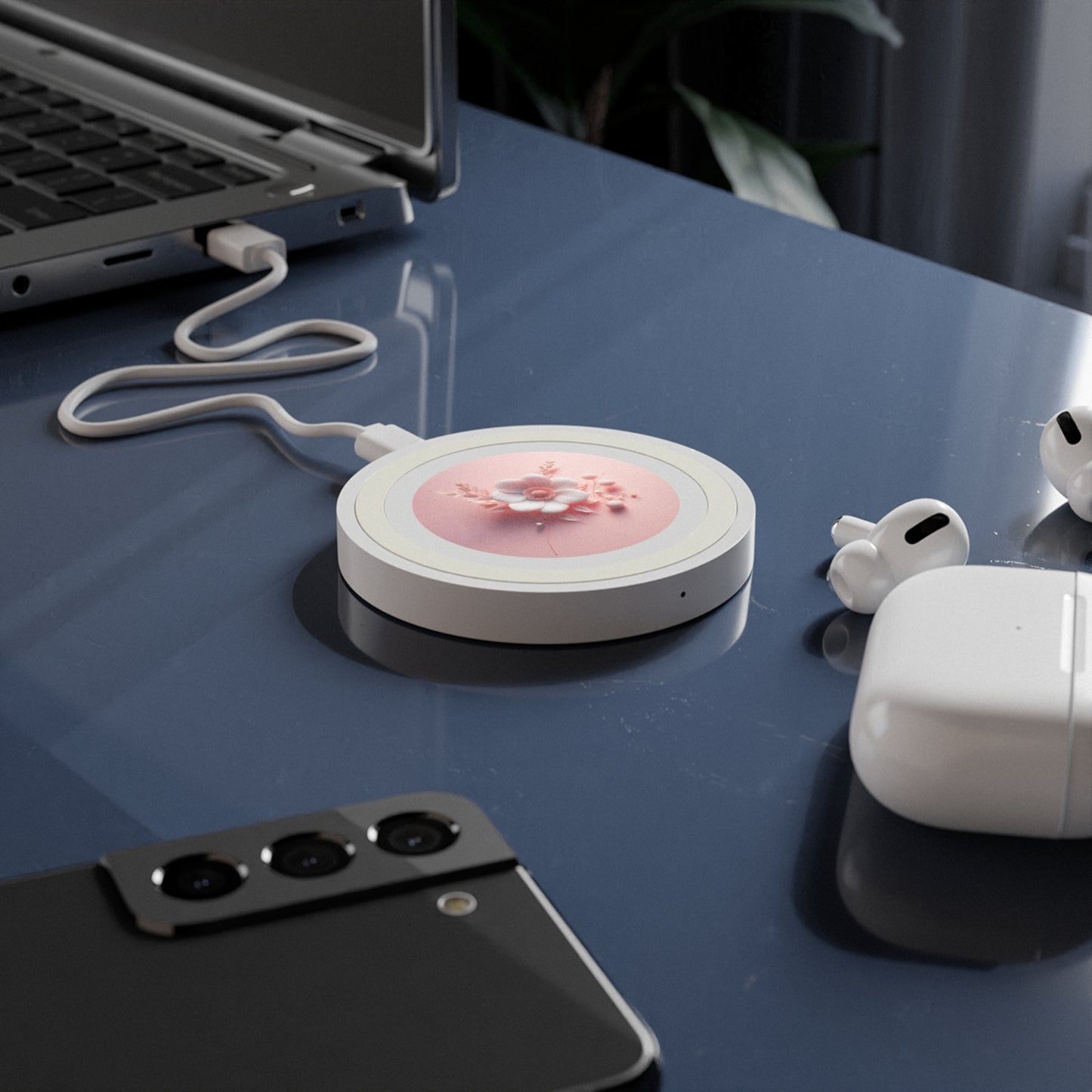 Pink Dreamscape Quake Wireless Charging Pad