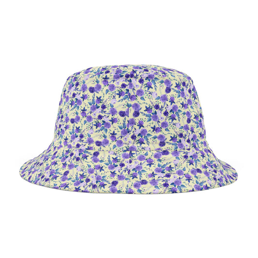 Violet Bucket Hat (AOP)