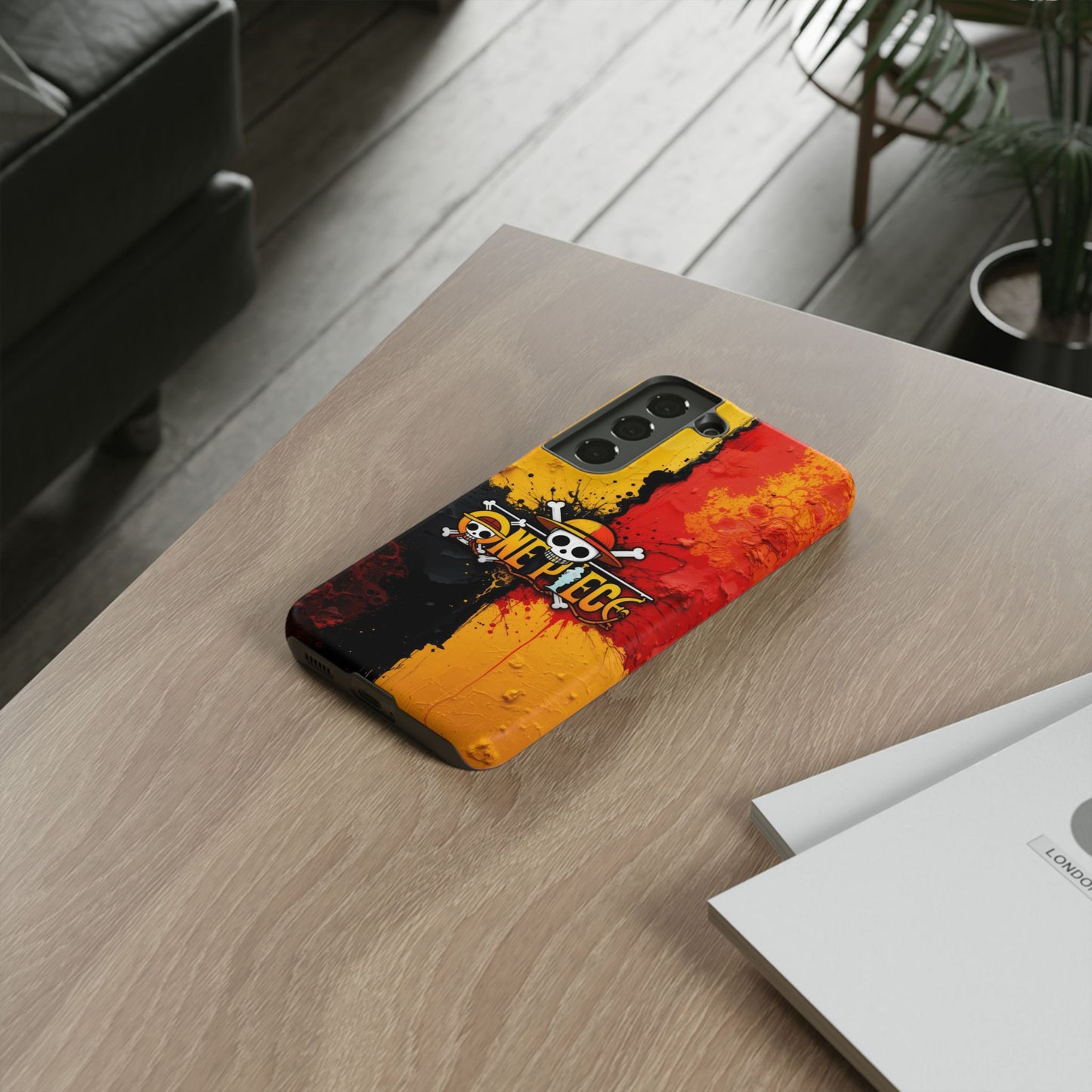 One Piece Samsung Tough Phone Case, Anime Vibrant Design