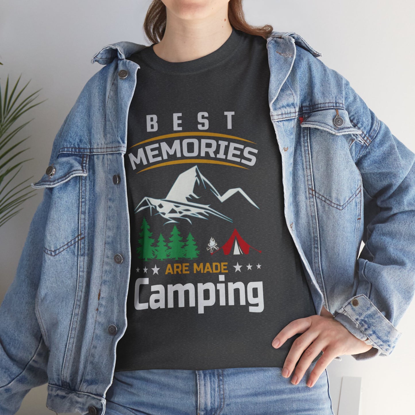 Camping Memories Unisex Heavy Cotton Tee