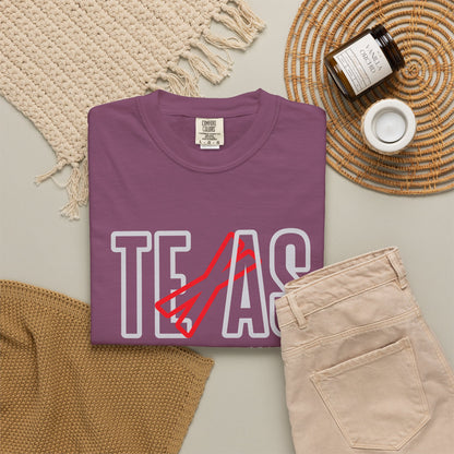 Texas Pride Unisex Garment-Dyed T-Shirt - Casual Style for State Lovers