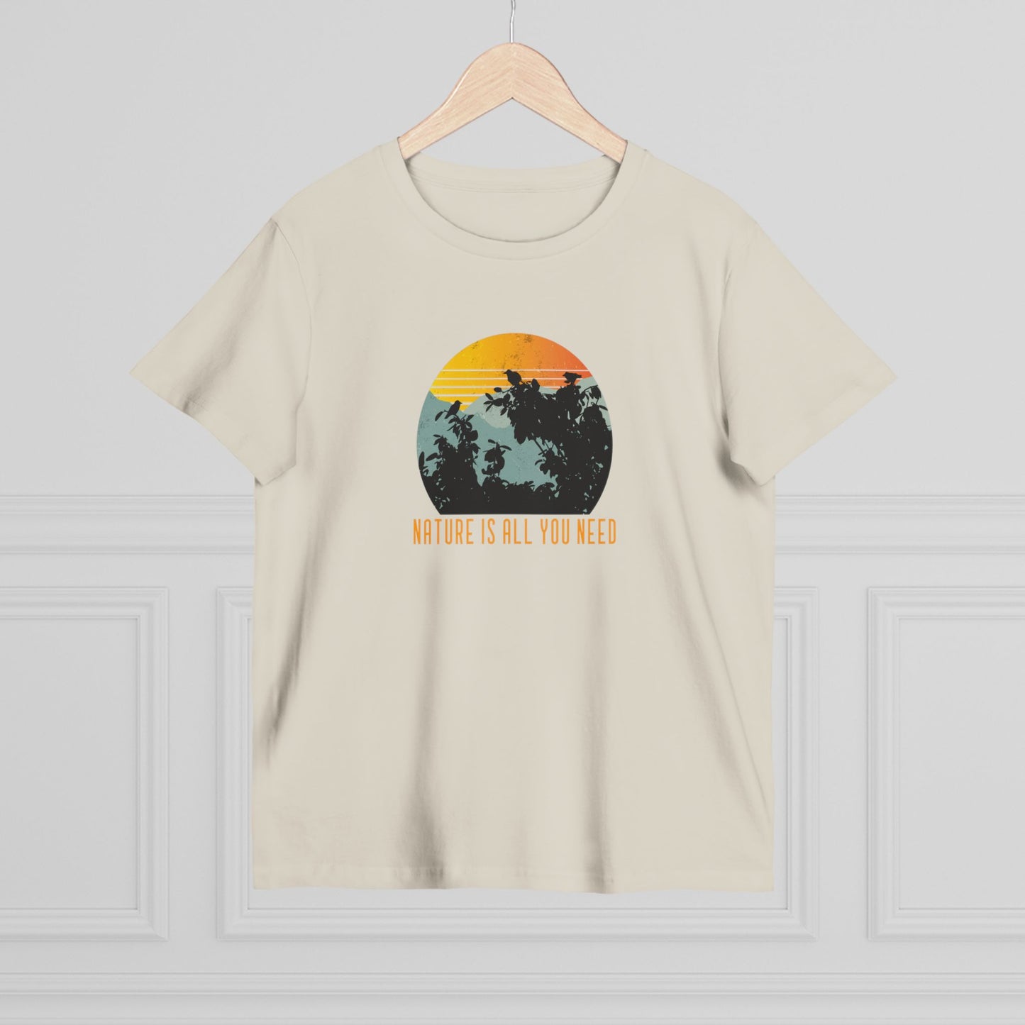 Nature Is All You Need Women’s Maple Tee