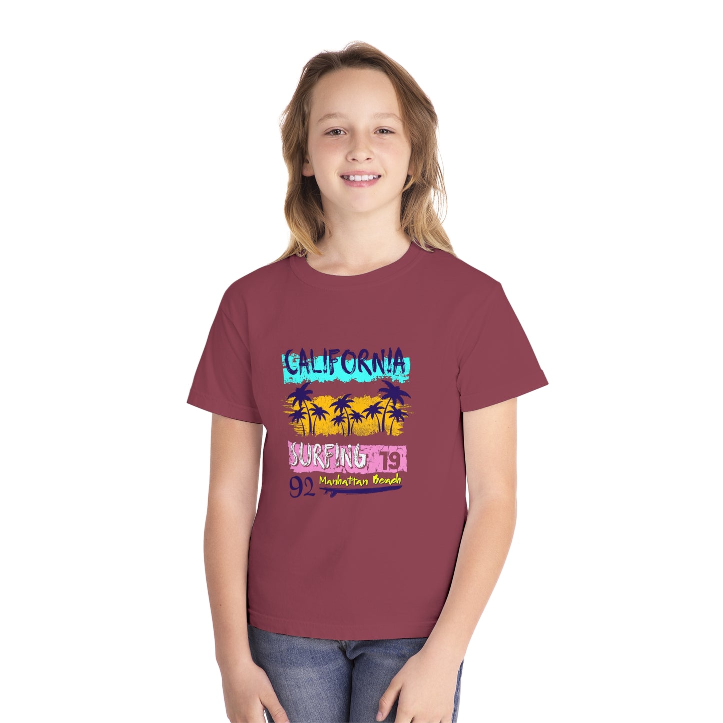 California Surfing Youth Midweight Tee