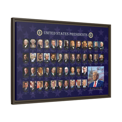 Presidential Portraits Canvas Art Print / Framed