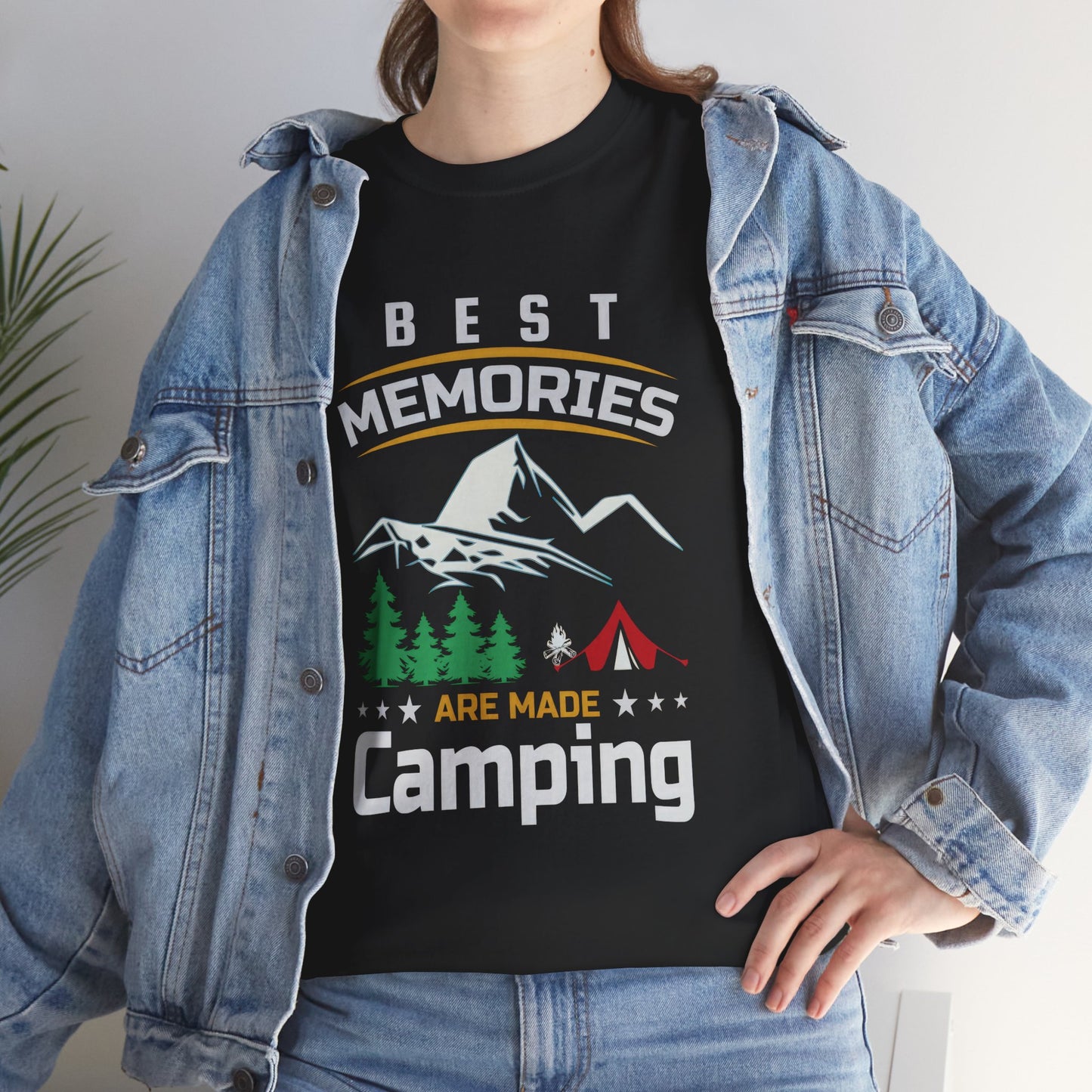 Camping Memories Unisex Heavy Cotton Tee