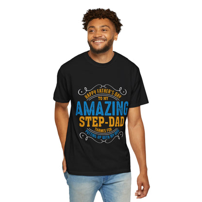 Father's Day Gift T-Shirt for Amazing Step-Dad