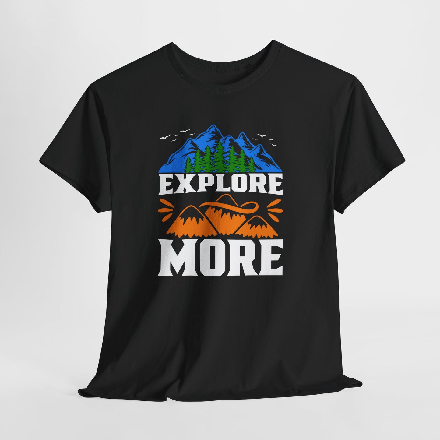 Explore More Adventure Tee - Unisex Heavy Cotton T-Shirt