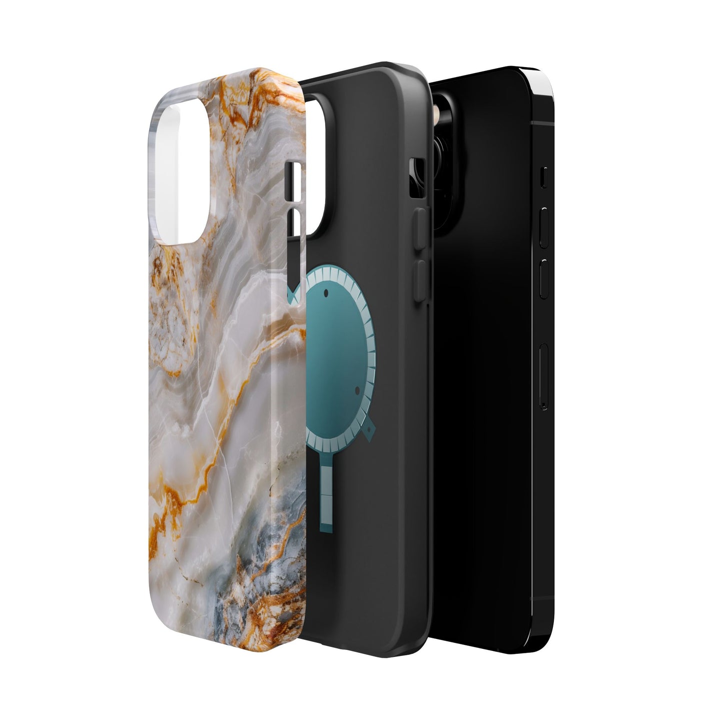 Pure Elegance Marble Magnetic iPhone Case, Stylish & Trendy Accessories