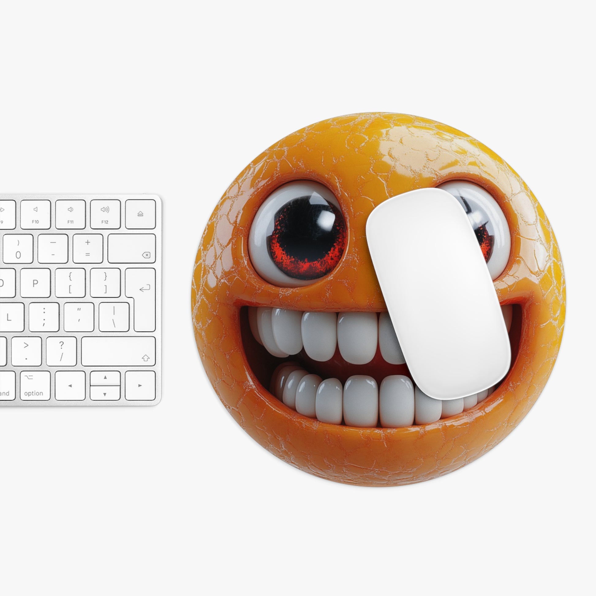 Cheerful Emoji Mouse Pad