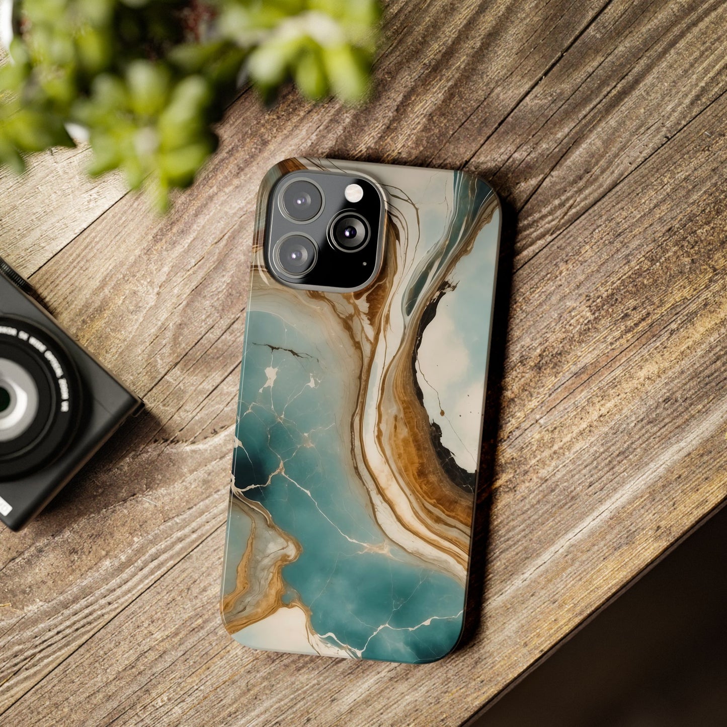 Marble Slim Phone Case, Stylish Protective Cover