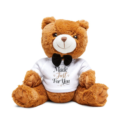 Customizable Teddy Bear Plush with Personalized T‑Shirt