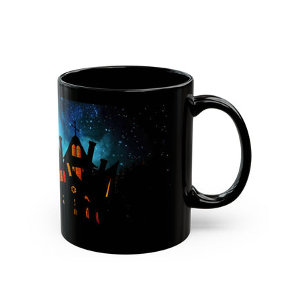 Halloween Night Ride  Black Mug (11oz, 15oz)