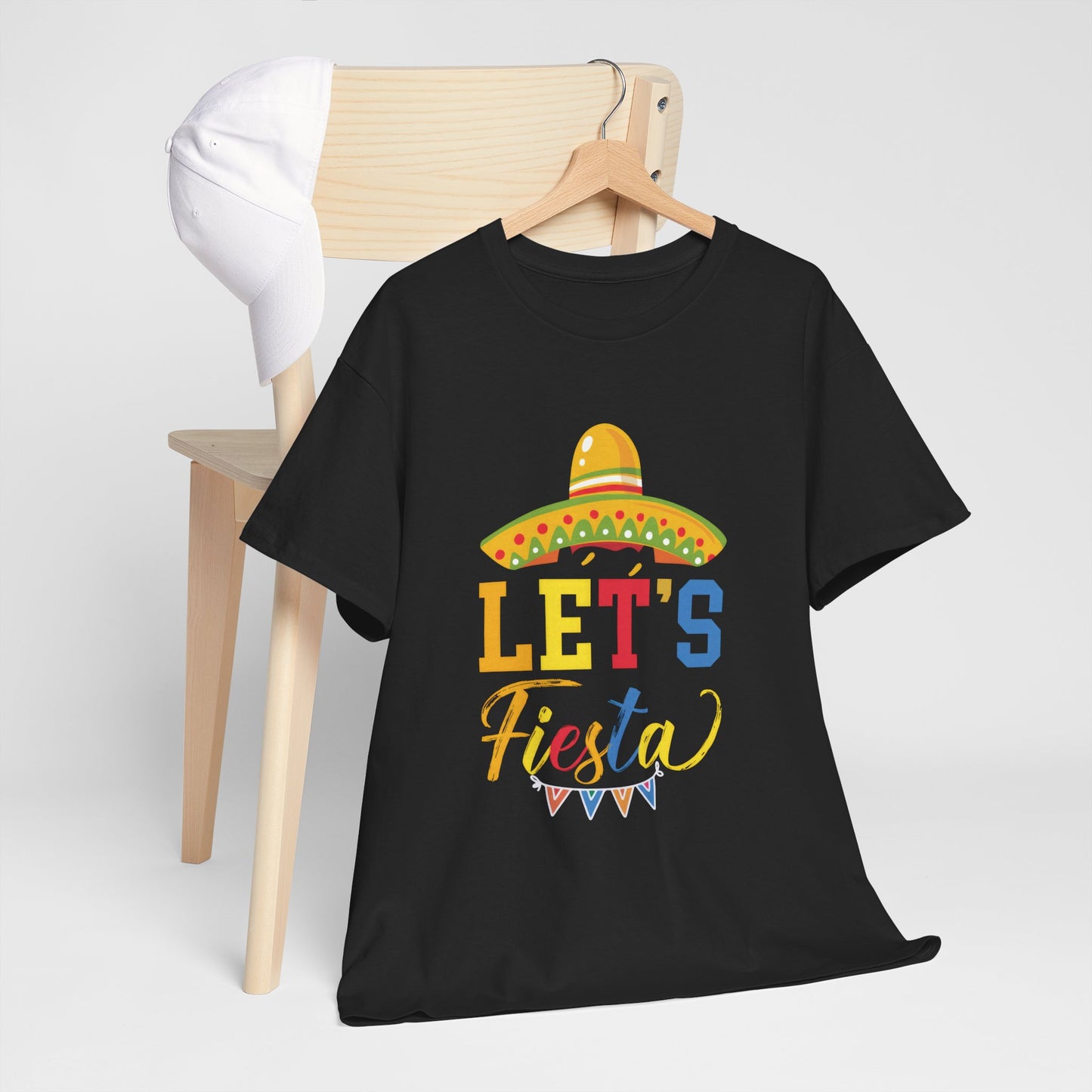 Let's Fiesta Unisex Heavy Cotton Tee - Fun Party T-Shirt for Celebrations