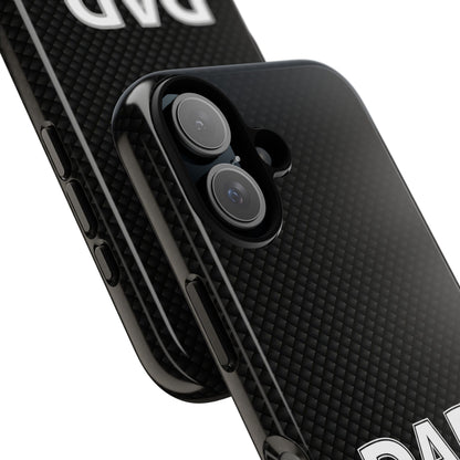 5-Star Dad iPhone Case - Tough Black Cover for Father's Day