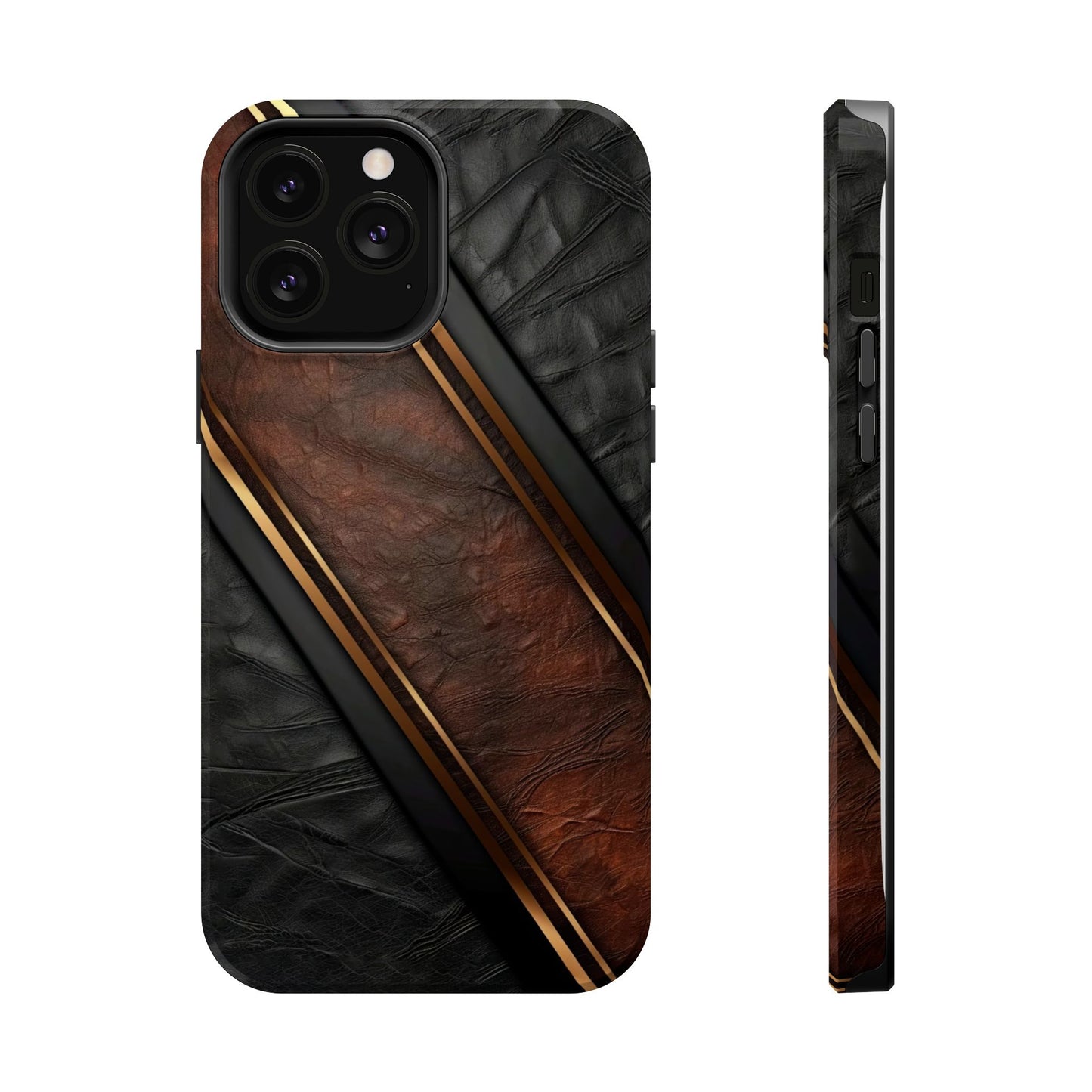 Stylish Leather Texture Magnetic Tough Cases