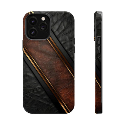 Stylish Leather Texture Magnetic Tough Cases