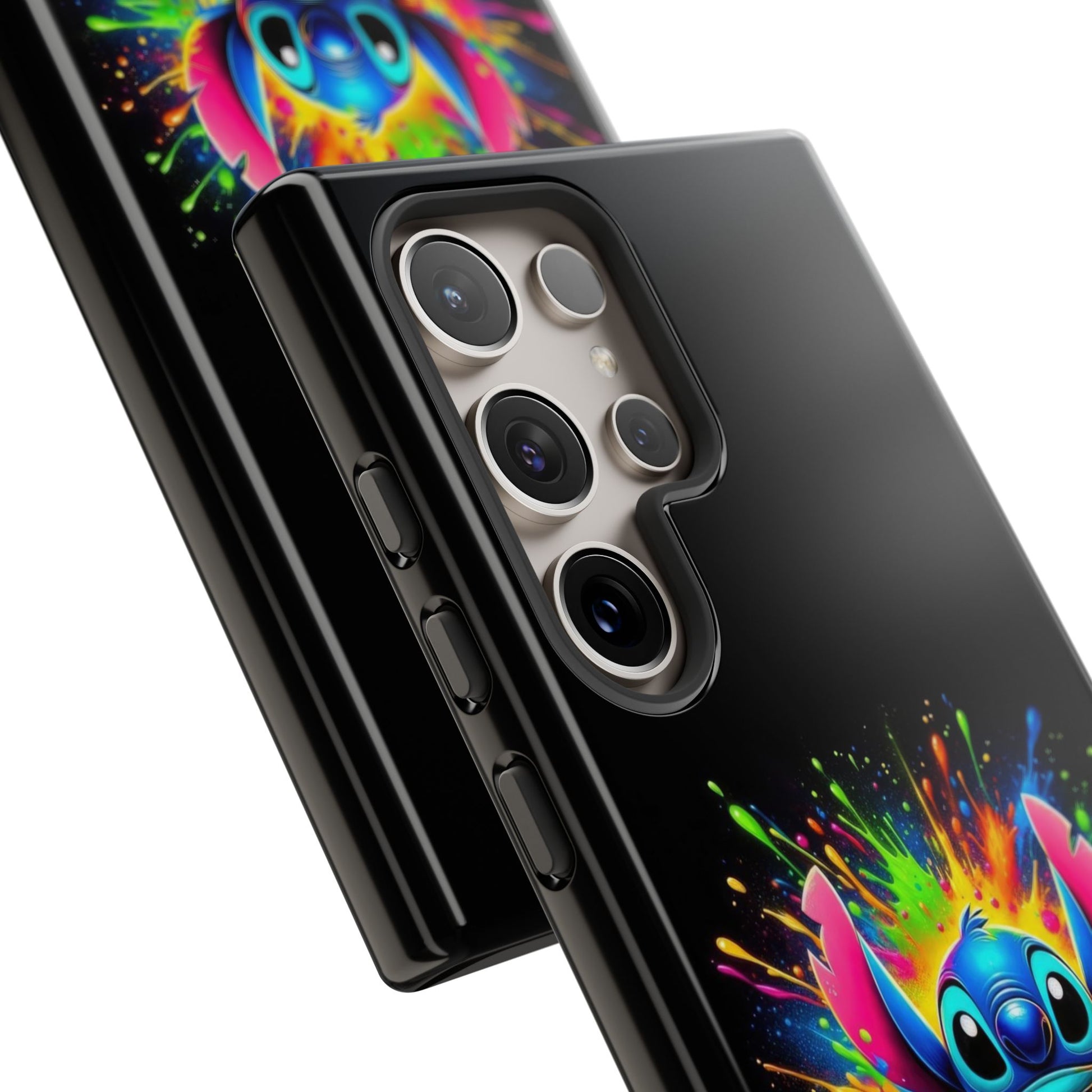 Colorful Samsung Cartoon Phone Cases, Stitch Phone Cover