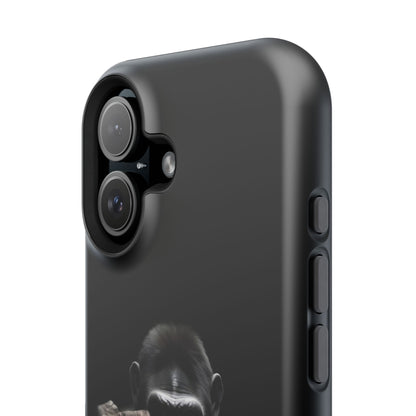 Edgy Gorilla Magnetic iPhone Case, Unique Cell Phone Cover