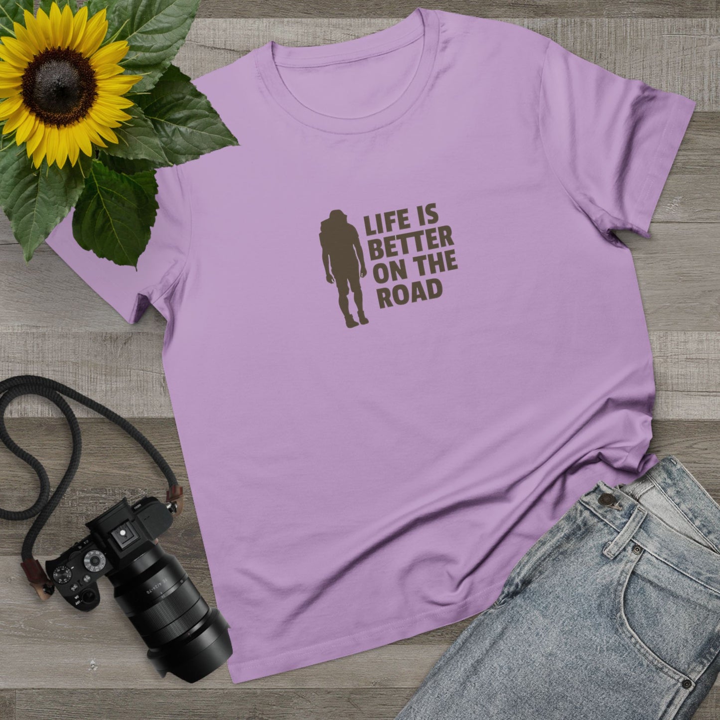 Life Is Better On The Road Women’s Maple Tee