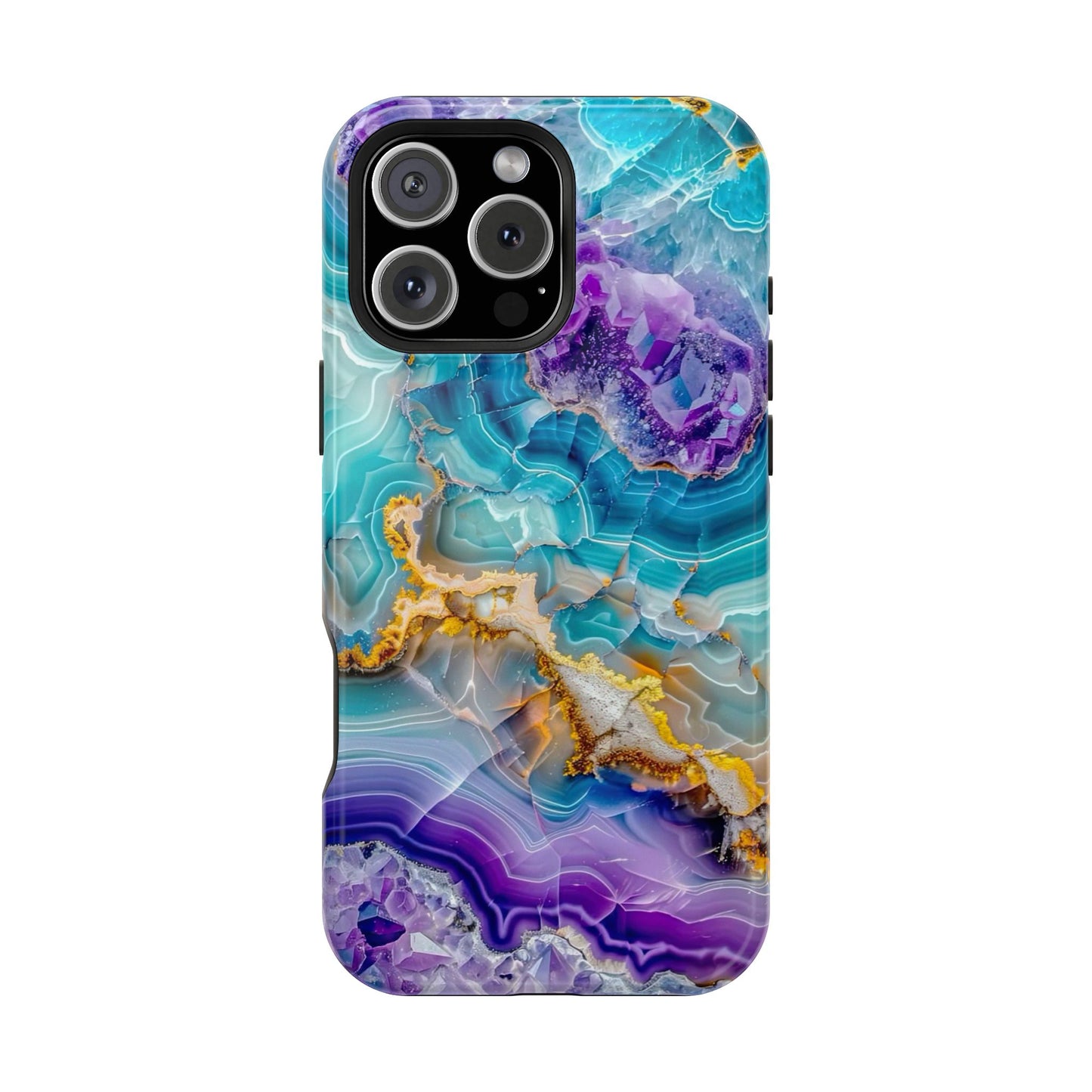 Blue Agate Magnetic Phone Case