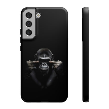 Edgy Gorilla Samsung  Phone Case - Funny Gift for Animal Lovers