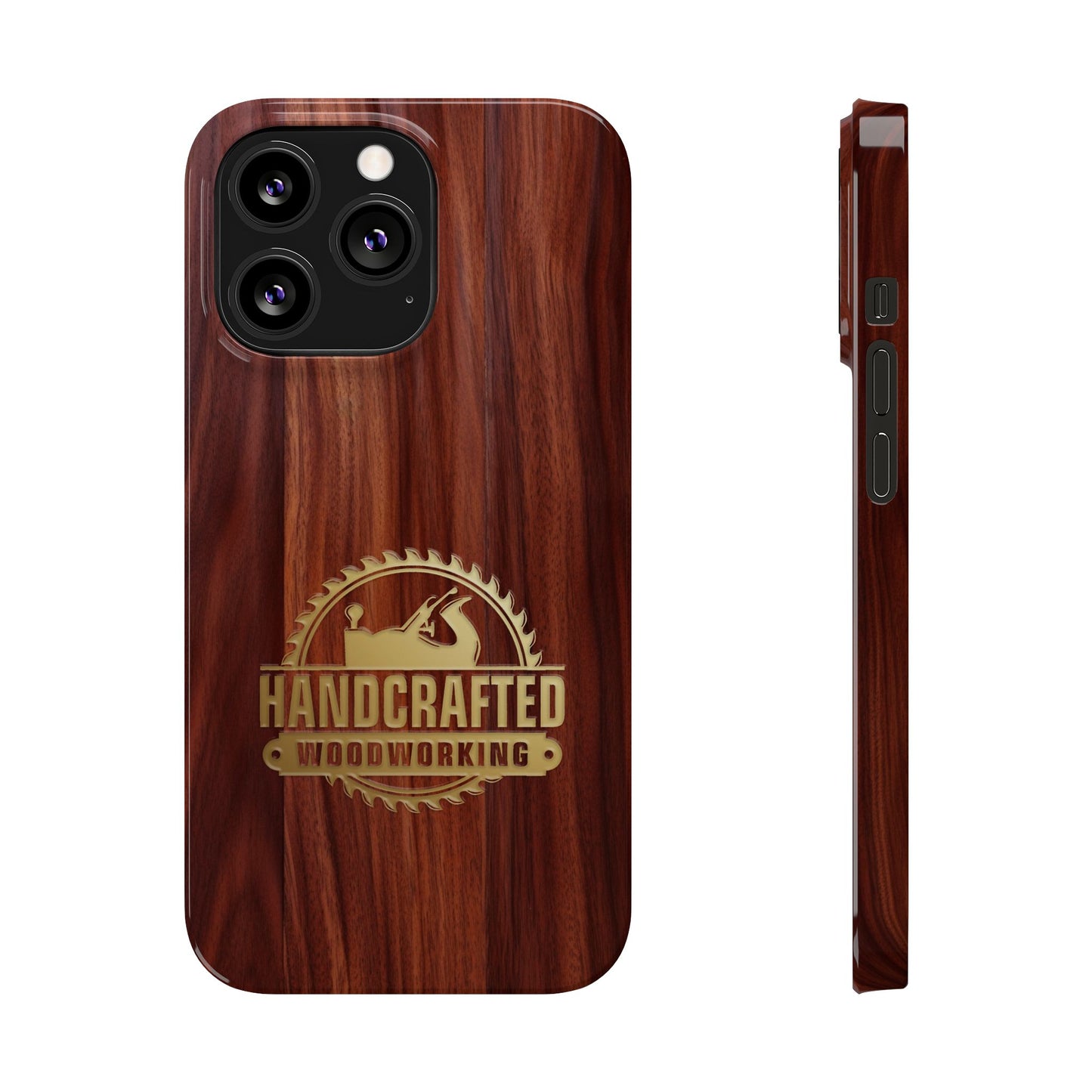 Woodworking Logo Slim Cases, iPhone