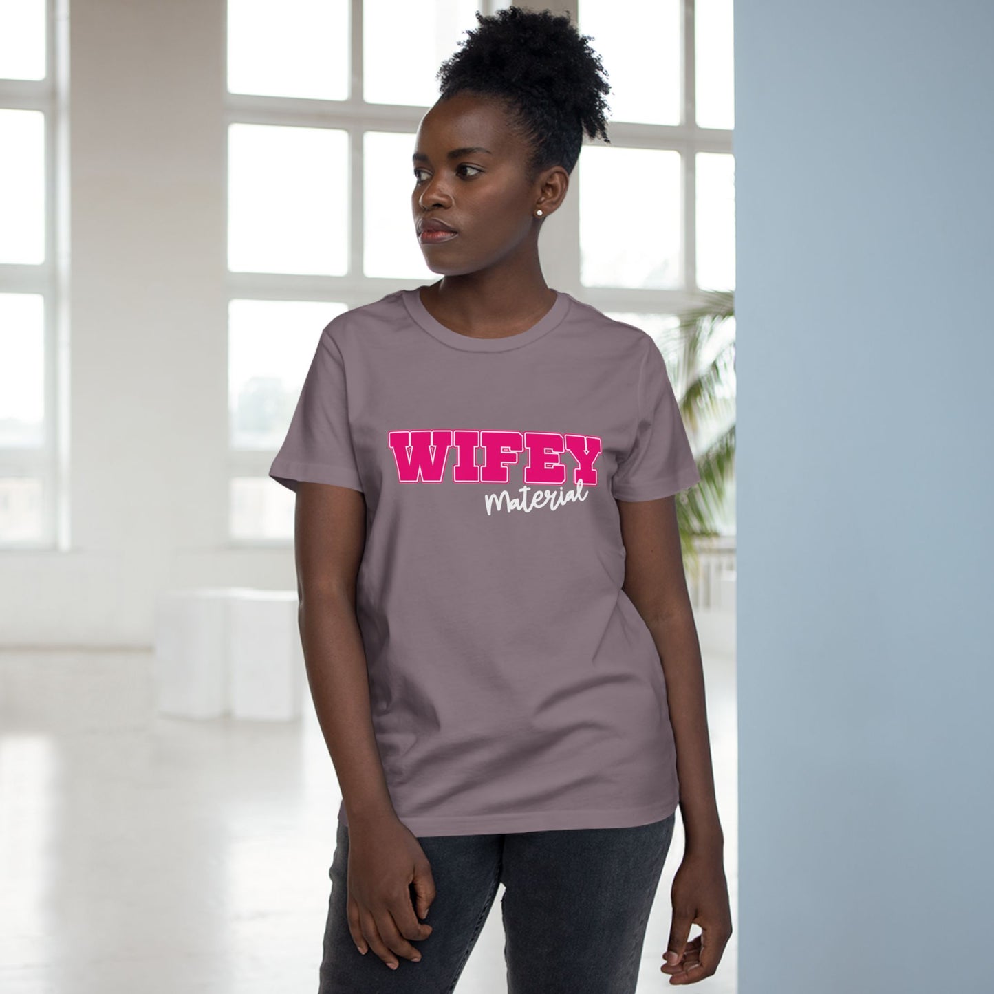 Wifey Material Women’s Maple Tee