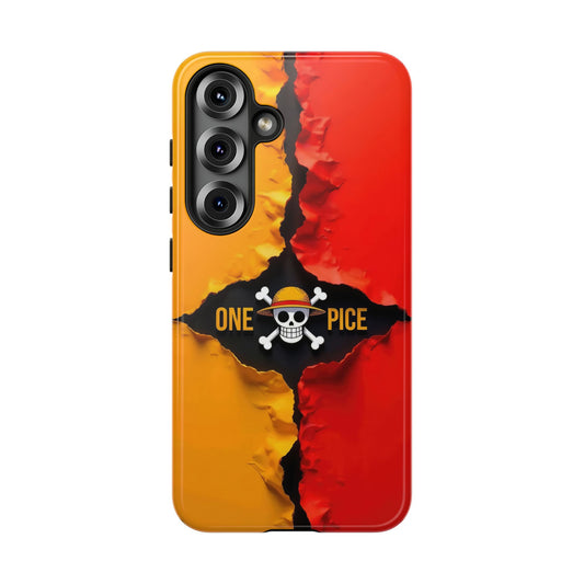 One Piece Samsung Tough Phone Case, Pirate Adventure Design