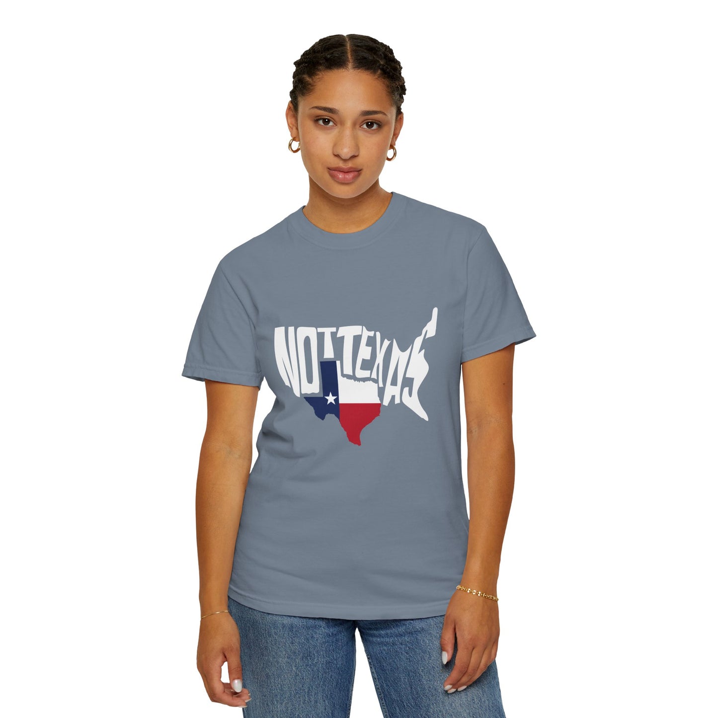 Unisex Garment-Dyed T-Shirt - Texas Graphic Tee - Fun Casual Wear for Texas Lovers